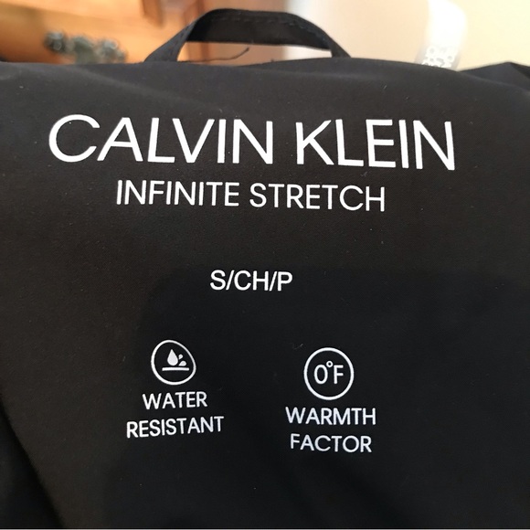 NWT Calvin Klein Black Puffer Jacket Sorona Aura Infinite Stretch 0 Degree Small - Picture 12 of 16